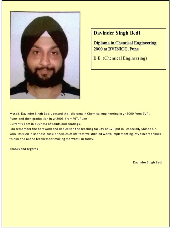 Alumni Testimonial Alumni Testimonial