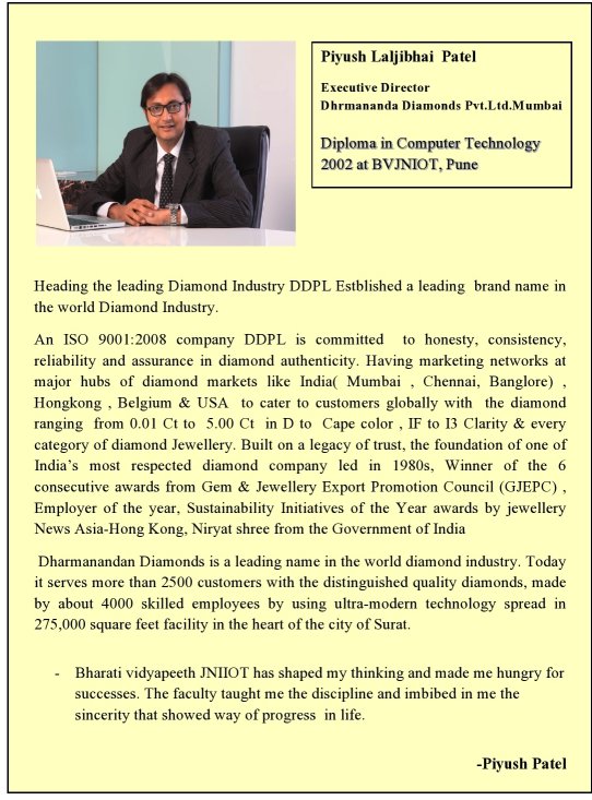 Alumni Testimonial Alumni Testimonial